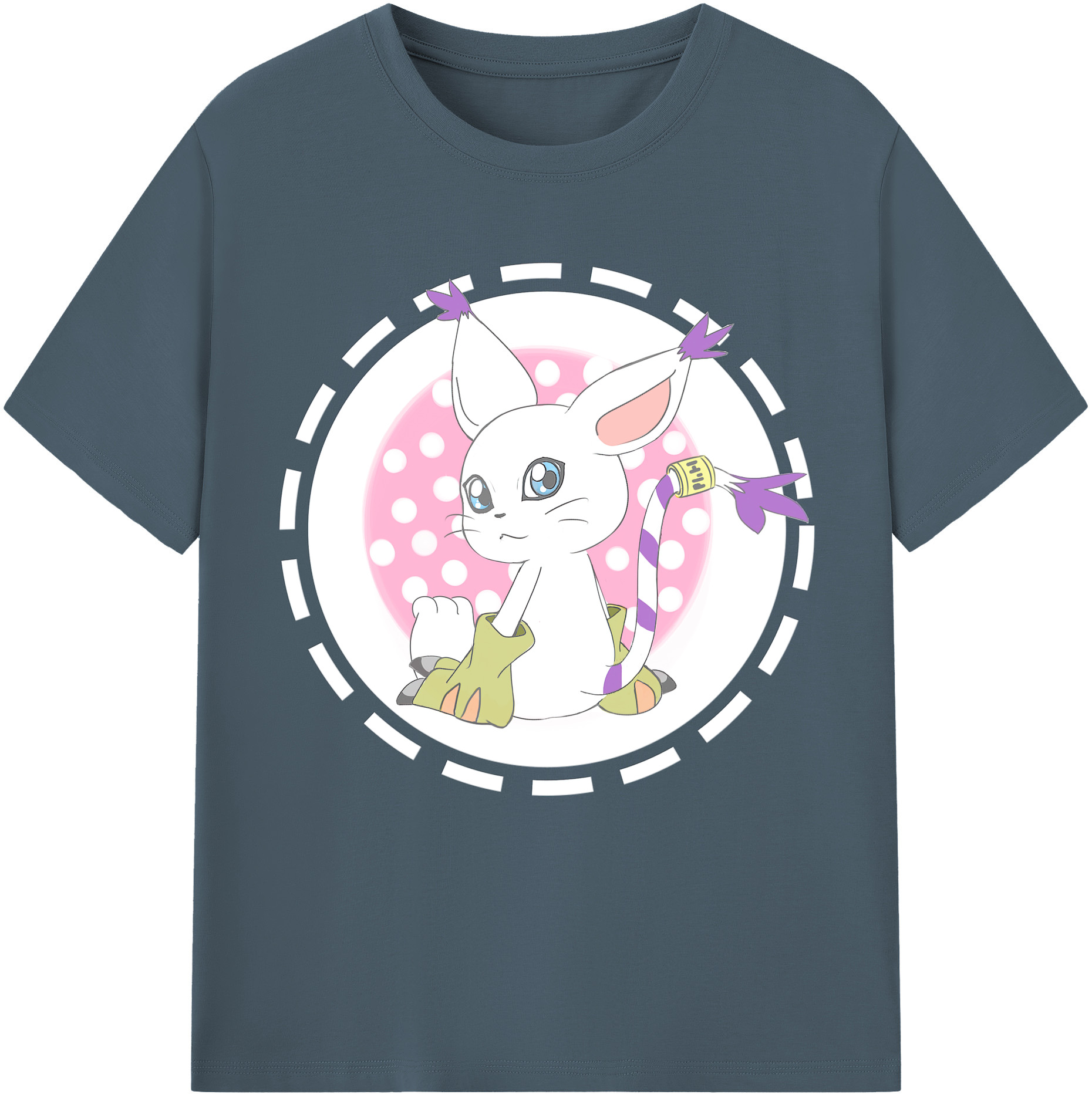 （画像用） Digimon デジタルモンスター/デジモン 綿100％半袖Tシャツ（フロントプリント）